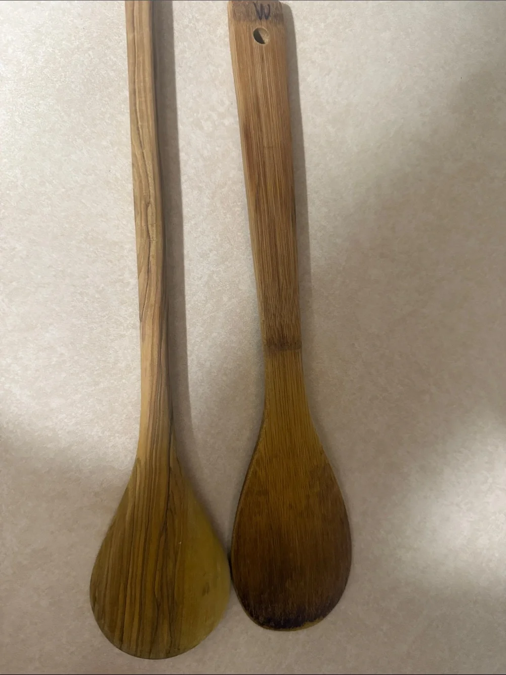 Source Unknown Wooden Cooking Spoons in Natural Brown